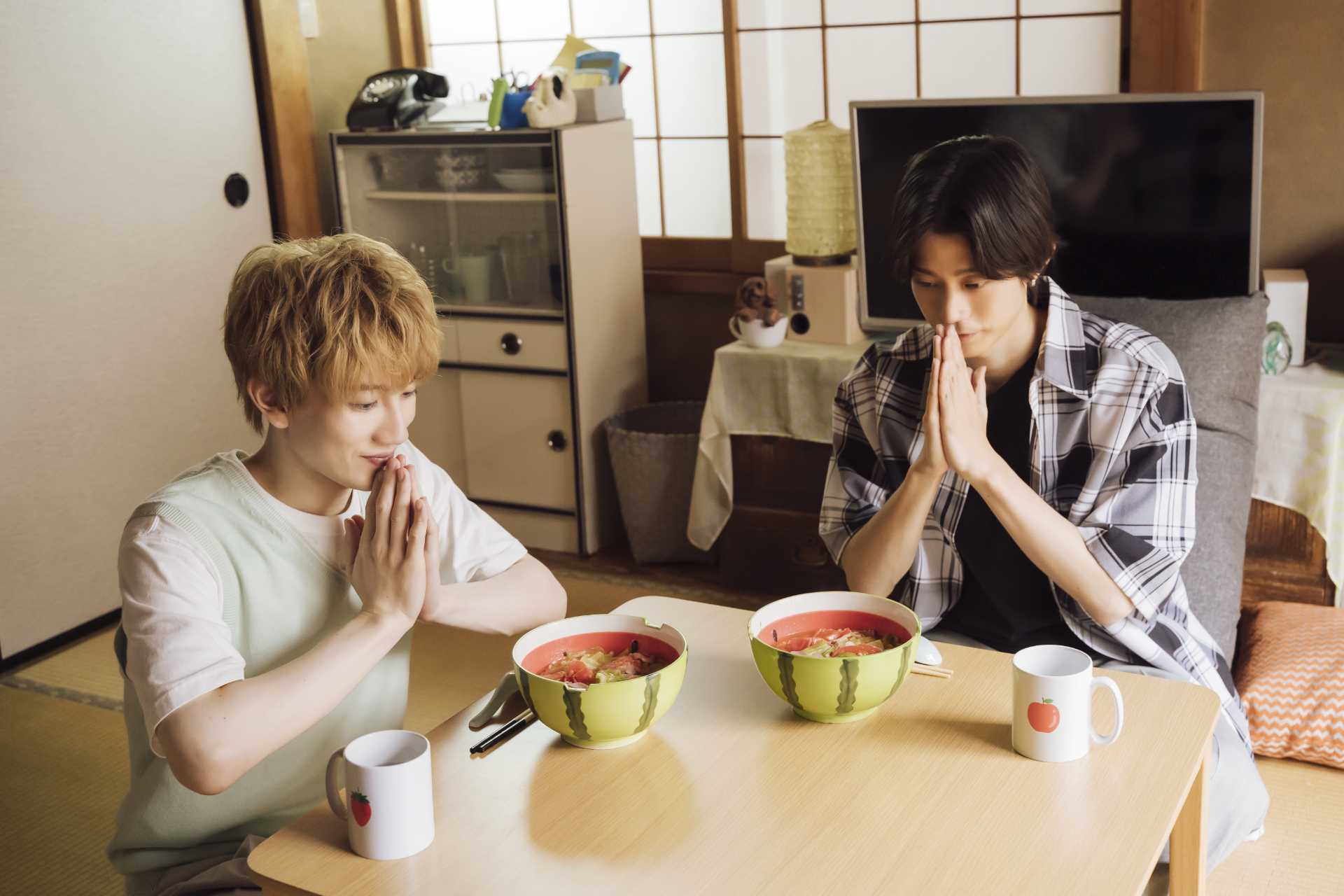 Let's Eat Together, Aki and Haru!